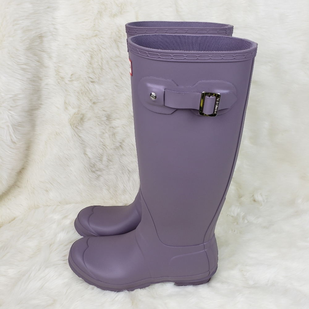 Hunter Original Tall Matte Thundercloud Rainboots - Picture 4 of 7
